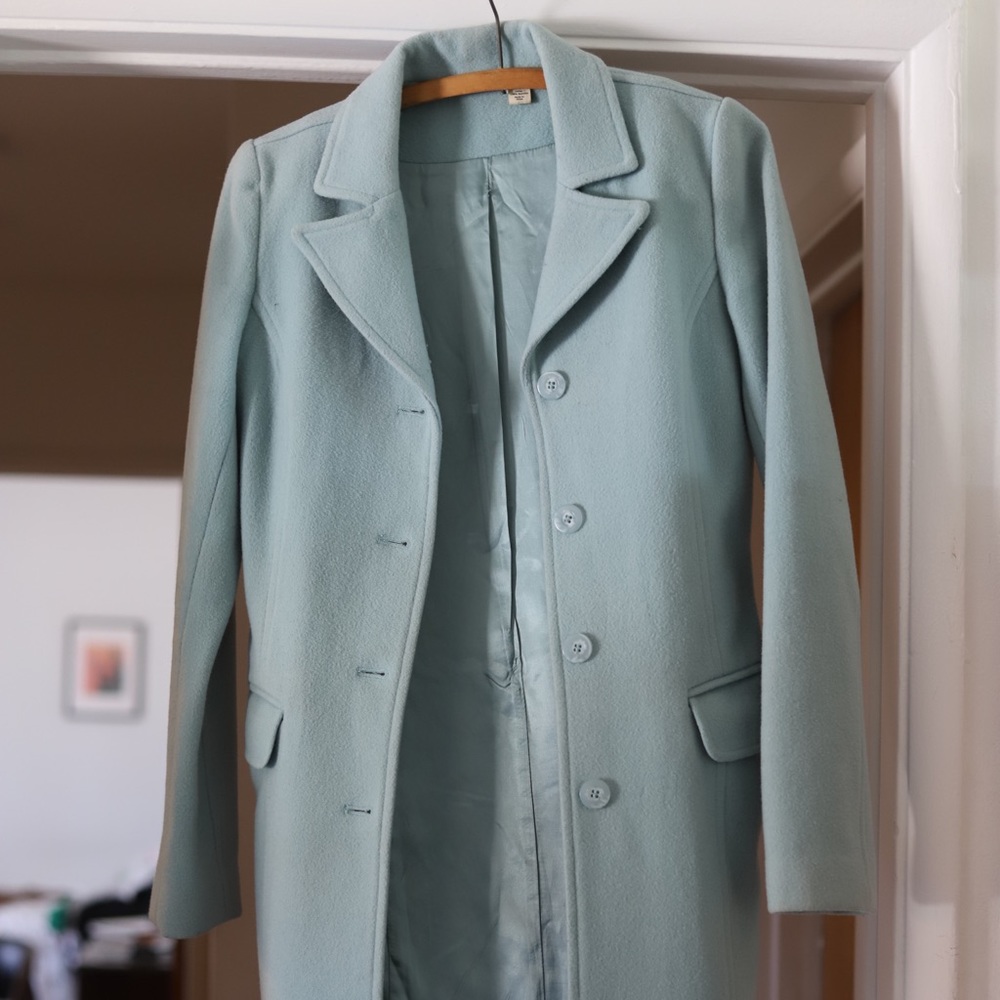 BP light blue coat